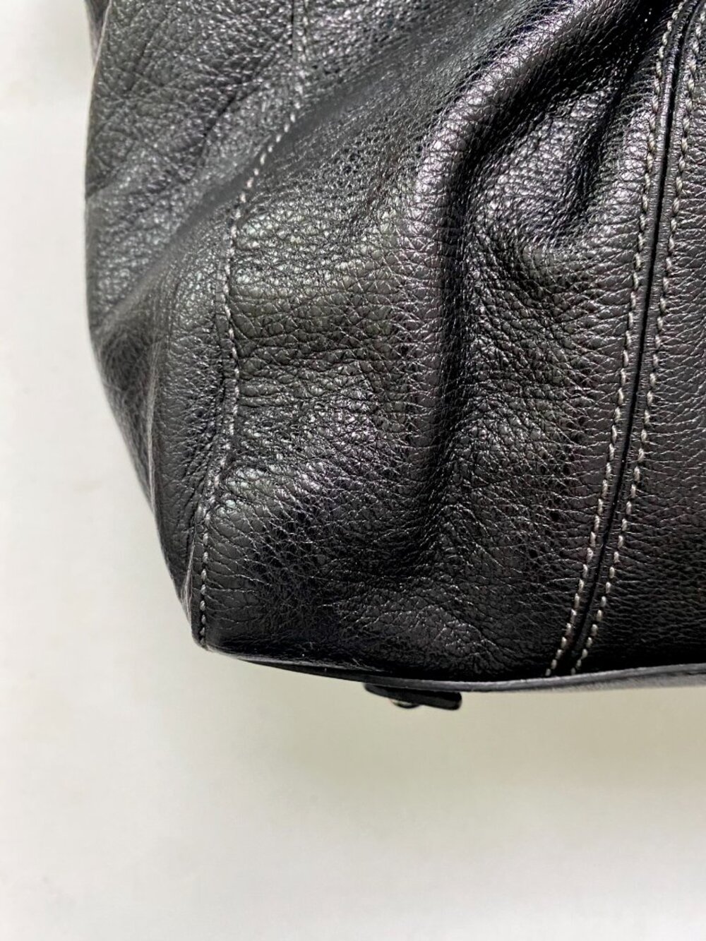 Coach Madison Leather Audrey Black Satchel Bag - Picture 10 of 14
